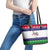 Merry Christmas Yall Texas Leather Tote Bag - Wonder Print Shop
