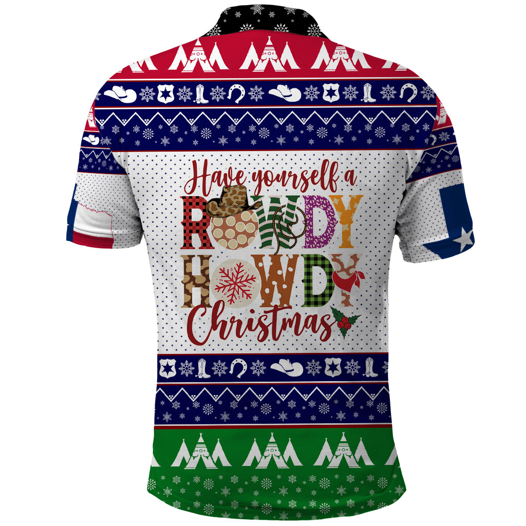Merry Christmas Yall Texas Polo Shirt - Wonder Print Shop