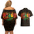 Personalized Power African Couples Matching Off Shoulder Short Dress and Hawaiian Shirt - Wonder Print Shop