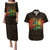 Personalized Power African Couples Matching Puletasi and Hawaiian Shirt - Wonder Print Shop