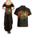 Personalized Power African Couples Matching Summer Maxi Dress and Hawaiian Shirt - Wonder Print Shop