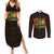 Personalized Power African Couples Matching Summer Maxi Dress and Long Sleeve Button Shirt - Wonder Print Shop