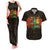 Personalized Power African Couples Matching Tank Maxi Dress and Hawaiian Shirt - Wonder Print Shop