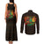 Personalized Power African Couples Matching Tank Maxi Dress and Long Sleeve Button Shirt - Wonder Print Shop