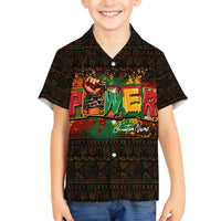 Personalized Power African Family Matching Long Sleeve Bodycon Dress and Hawaiian Shirt - Wonder Print Shop