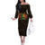 Personalized Power African Family Matching Off Shoulder Long Sleeve Dress and Hawaiian Shirt - Wonder Print Shop