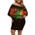Personalized Power African Family Matching Off Shoulder Short Dress and Hawaiian Shirt - Wonder Print Shop
