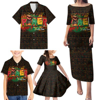 Personalized Power African Family Matching Puletasi and Hawaiian Shirt - Wonder Print Shop