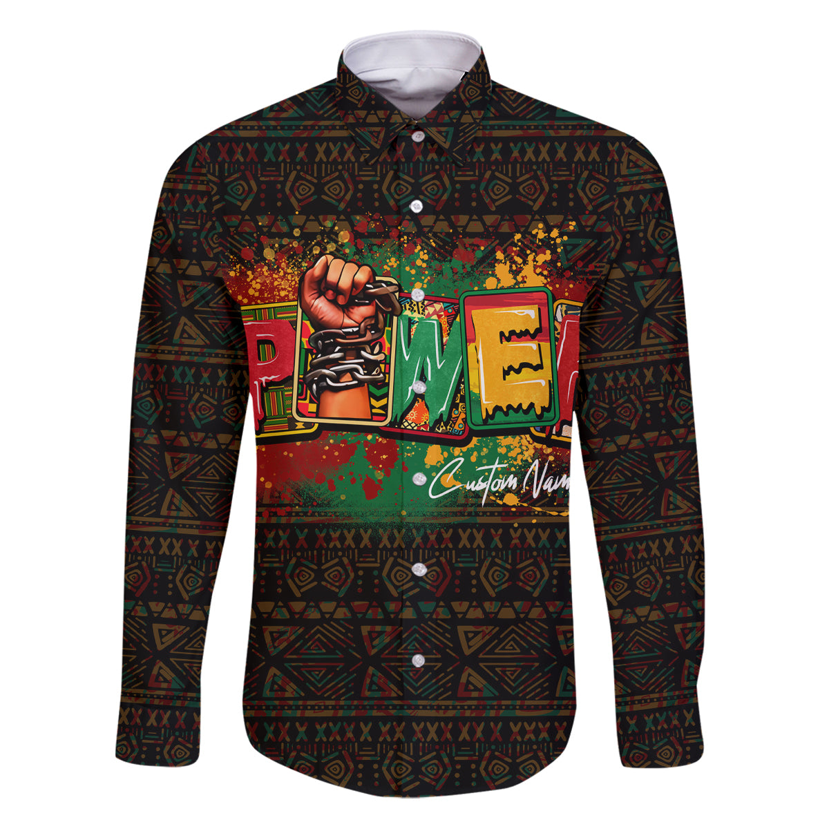 Personalized Power African Family Matching Puletasi and Hawaiian Shirt - Wonder Print Shop