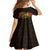Personalized Power African Family Matching Short Sleeve Bodycon Dress and Hawaiian Shirt - Wonder Print Shop