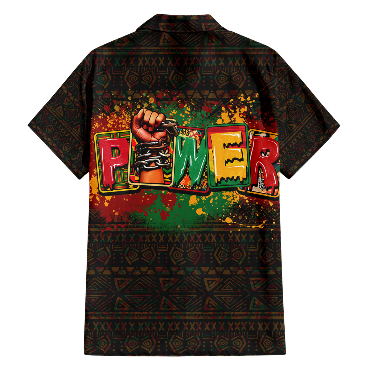 Personalized Power African Hawaiian Shirt - Wonder Print Shop
