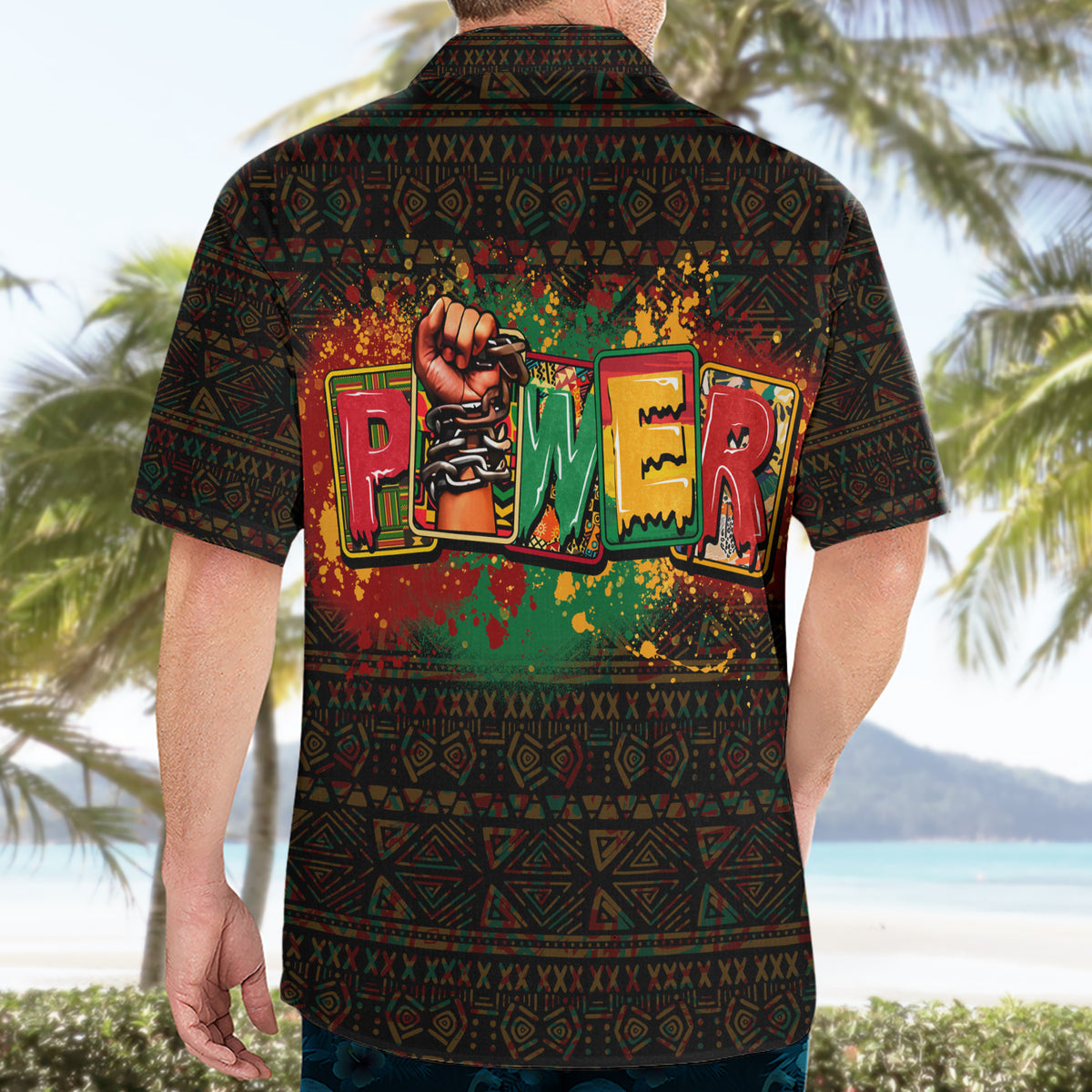 Personalized Power African Hawaiian Shirt - Wonder Print Shop