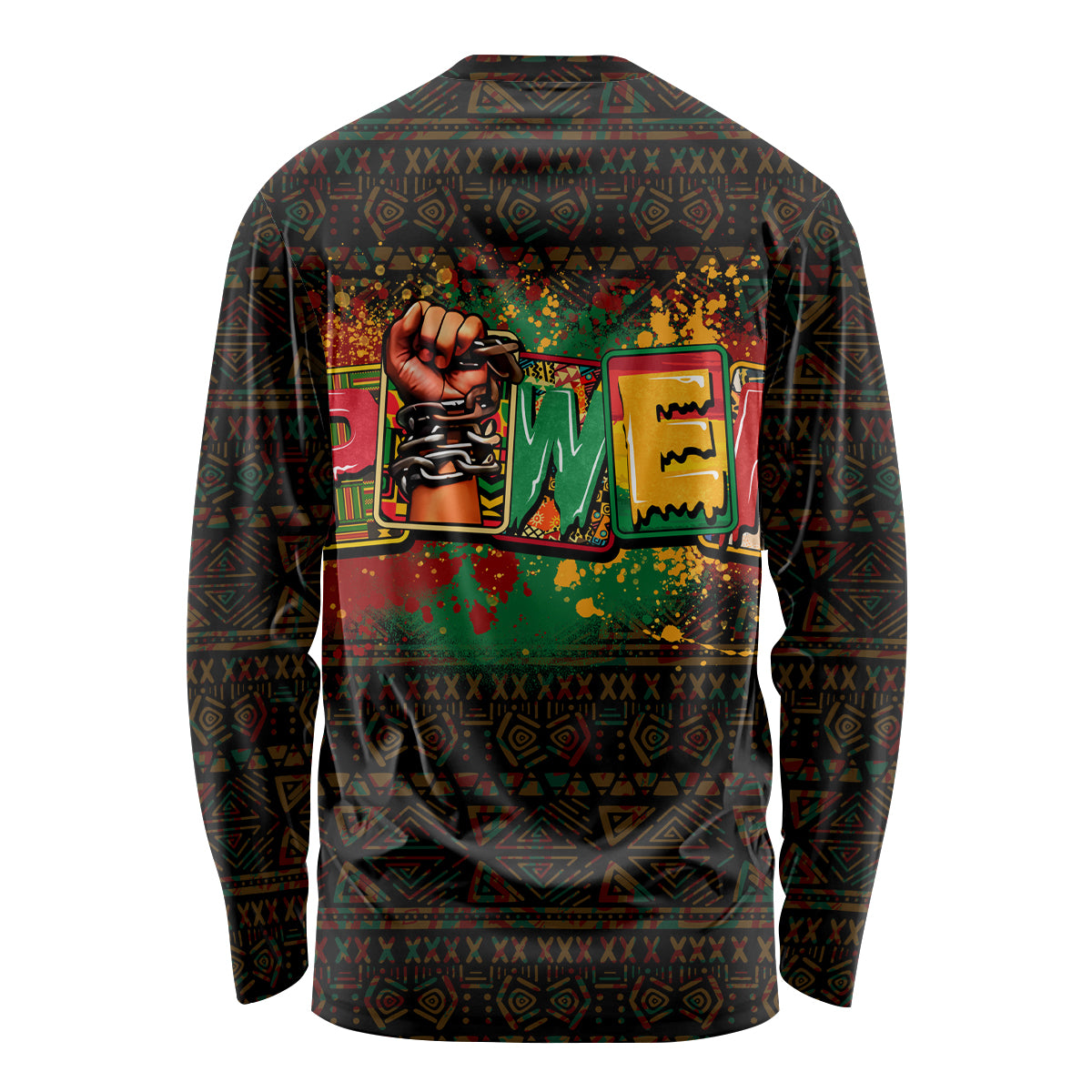 Personalized Power African Long Sleeve Shirt - Wonder Print Shop