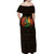 Personalized Power African Off Shoulder Maxi Dress - Wonder Print Shop