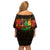 Personalized Power African Off Shoulder Short Dress - Wonder Print Shop
