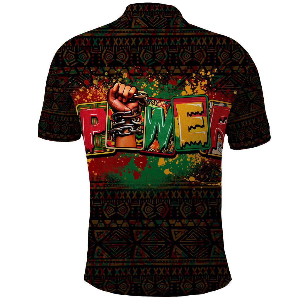 Personalized Power African Polo Shirt - Wonder Print Shop