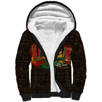 Personalized Power African Sherpa Hoodie - Wonder Print Shop