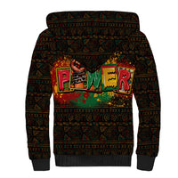 Personalized Power African Sherpa Hoodie - Wonder Print Shop