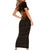 Personalized Power African Short Sleeve Bodycon Dress - Wonder Print Shop
