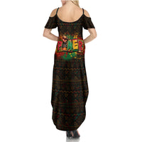 Personalized Power African Summer Maxi Dress - Wonder Print Shop