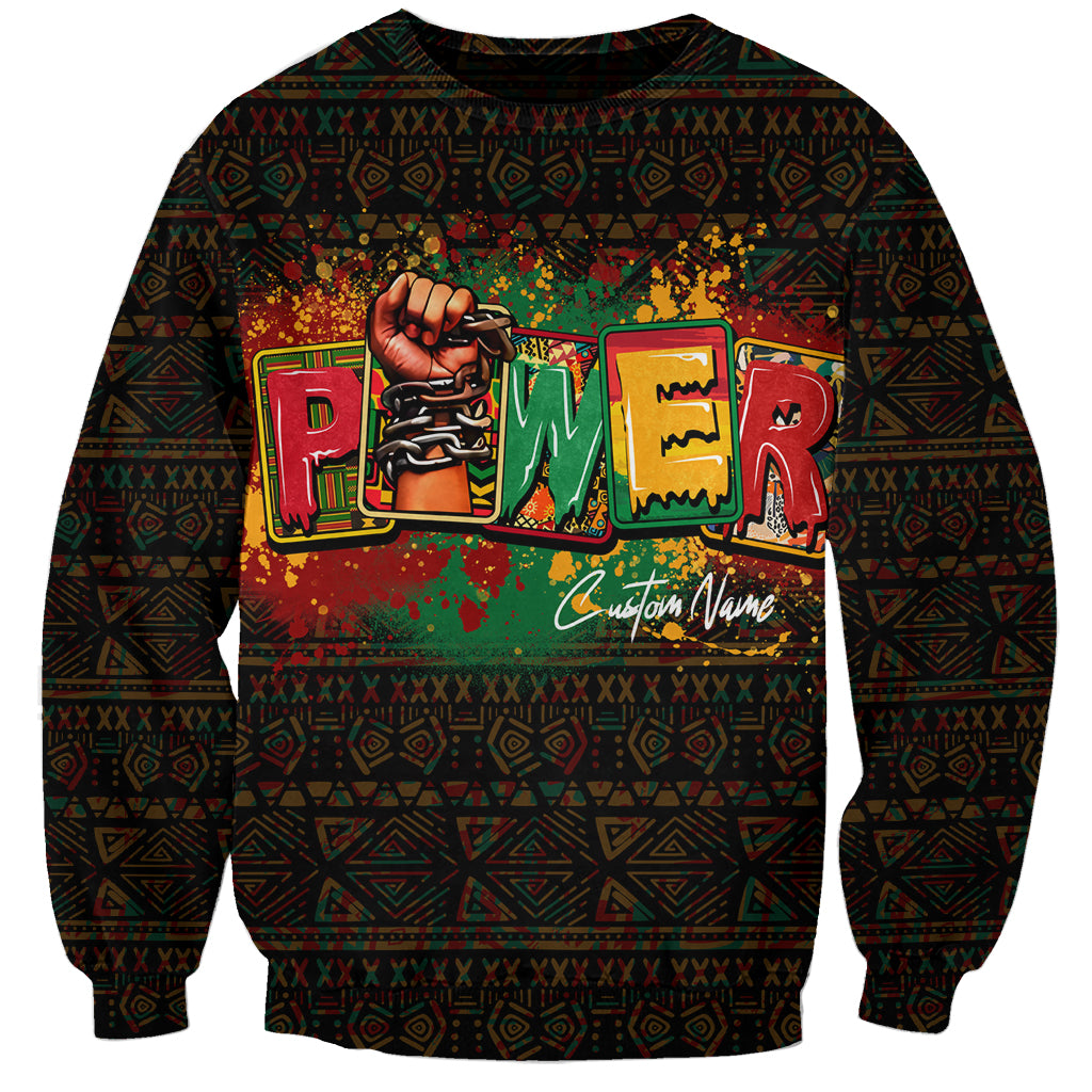 Personalized Power African Sweatshirt - Wonder Print Shop