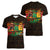 Personalized Power African Women V Neck T Shirt - Wonder Print Shop