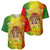 King's African Spirit Baseball Jersey Heart of A Lion - Wonder Print Shop