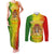 King's African Spirit Couples Matching Tank Maxi Dress and Long Sleeve Button Shirt Heart of A Lion - Wonder Print Shop
