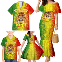 King's African Spirit Family Matching Mermaid Dress and Hawaiian Shirt Heart of A Lion - Wonder Print Shop