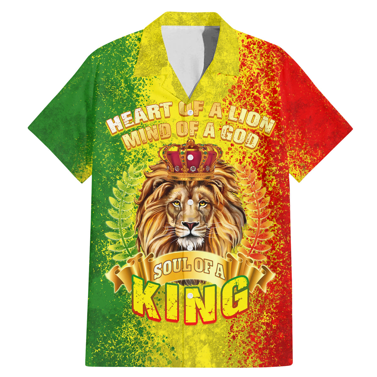 King's African Spirit Family Matching Mermaid Dress and Hawaiian Shirt Heart of A Lion - Wonder Print Shop