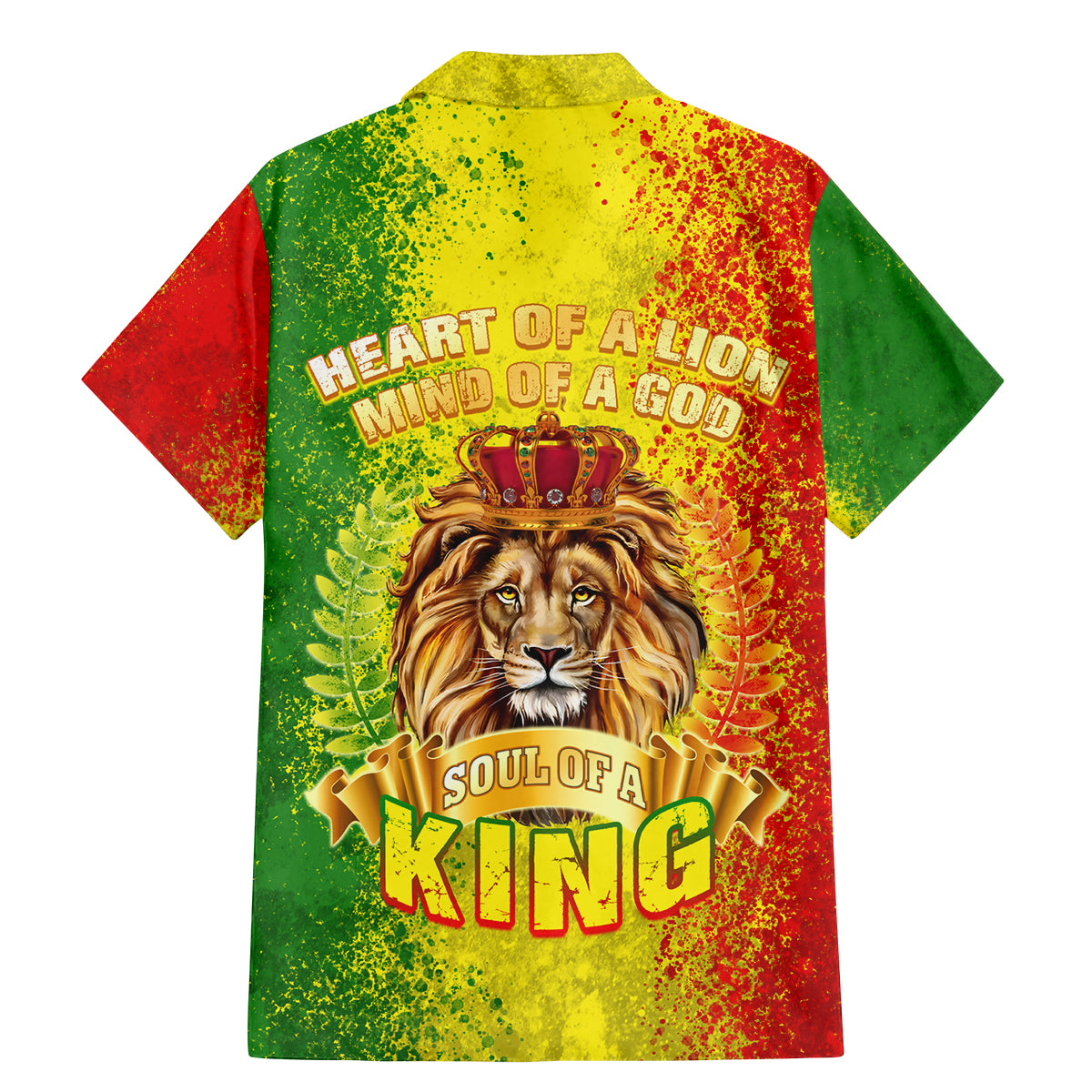 King's African Spirit Family Matching Mermaid Dress and Hawaiian Shirt Heart of A Lion - Wonder Print Shop