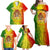 King's African Spirit Family Matching Off Shoulder Maxi Dress and Hawaiian Shirt Heart of A Lion - Wonder Print Shop