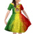 King's African Spirit Family Matching Off Shoulder Short Dress and Hawaiian Shirt Heart of A Lion - Wonder Print Shop