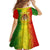 King's African Spirit Family Matching Off Shoulder Short Dress and Hawaiian Shirt Heart of A Lion - Wonder Print Shop
