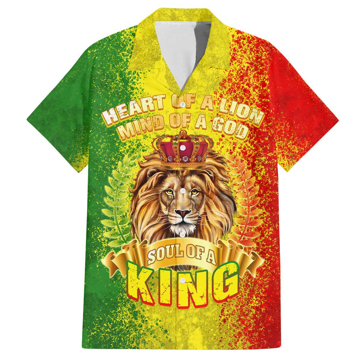 King's African Spirit Family Matching Puletasi and Hawaiian Shirt Heart of A Lion - Wonder Print Shop