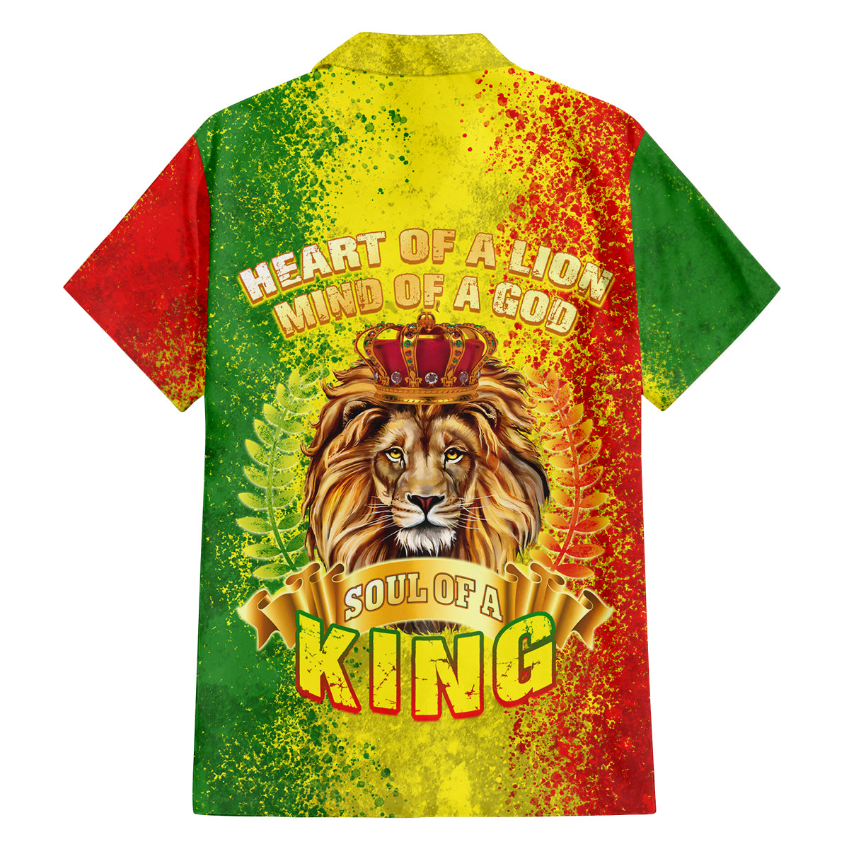 King's African Spirit Family Matching Puletasi and Hawaiian Shirt Heart of A Lion - Wonder Print Shop