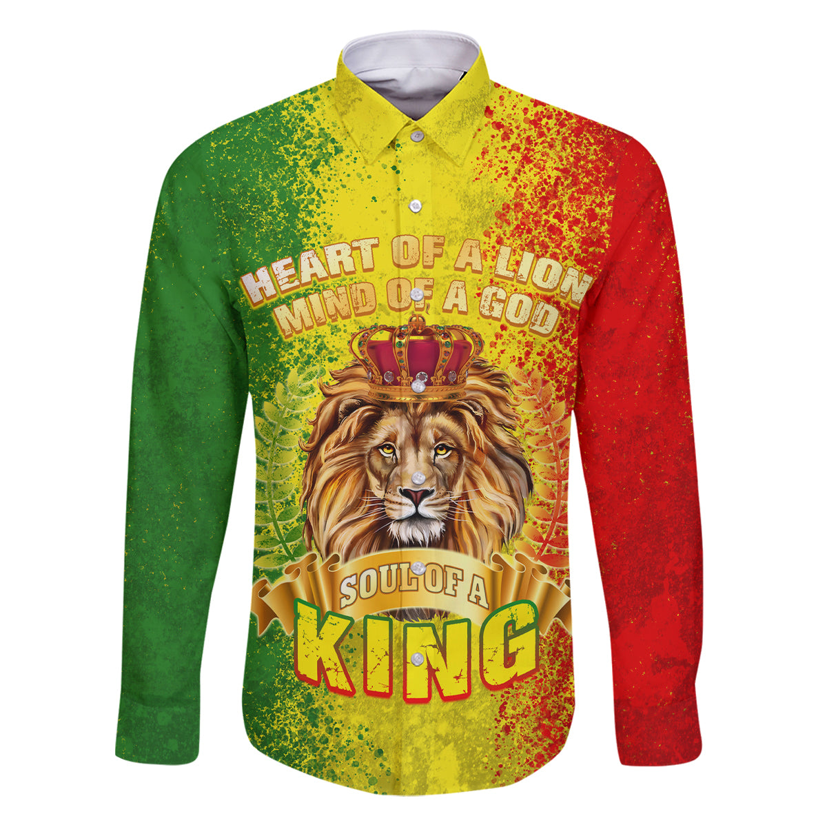 King's African Spirit Family Matching Puletasi and Hawaiian Shirt Heart of A Lion - Wonder Print Shop