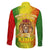 King's African Spirit Family Matching Short Sleeve Bodycon Dress and Hawaiian Shirt Heart of A Lion - Wonder Print Shop