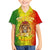 King's African Spirit Family Matching Short Sleeve Bodycon Dress and Hawaiian Shirt Heart of A Lion - Wonder Print Shop