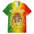King's African Spirit Family Matching Tank Maxi Dress and Hawaiian Shirt Heart of A Lion - Wonder Print Shop