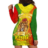 King's African Spirit Hoodie Dress Heart of A Lion - Wonder Print Shop