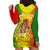King's African Spirit Hoodie Dress Heart of A Lion - Wonder Print Shop