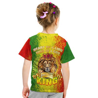 King's African Spirit Kid T Shirt Heart of A Lion - Wonder Print Shop