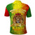 King's African Spirit Polo Shirt Heart of A Lion - Wonder Print Shop
