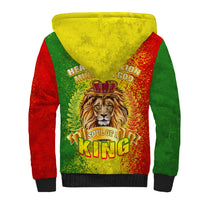 King's African Spirit Sherpa Hoodie Heart of A Lion - Wonder Print Shop