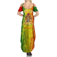 King's African Spirit Summer Maxi Dress Heart of A Lion - Wonder Print Shop