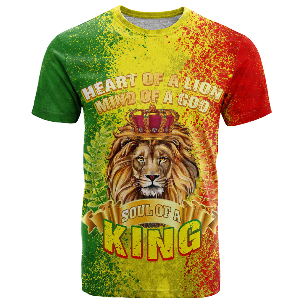 King's African Spirit T Shirt Heart of A Lion - Wonder Print Shop