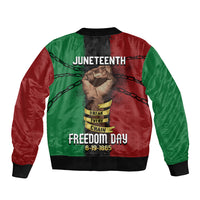 Juneteenth Freedom Day Bomber Jacket Black Pride Month - Wonder Print Shop