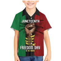 Juneteenth Freedom Day Family Matching Mermaid Dress and Hawaiian Shirt Black Pride Month - Wonder Print Shop