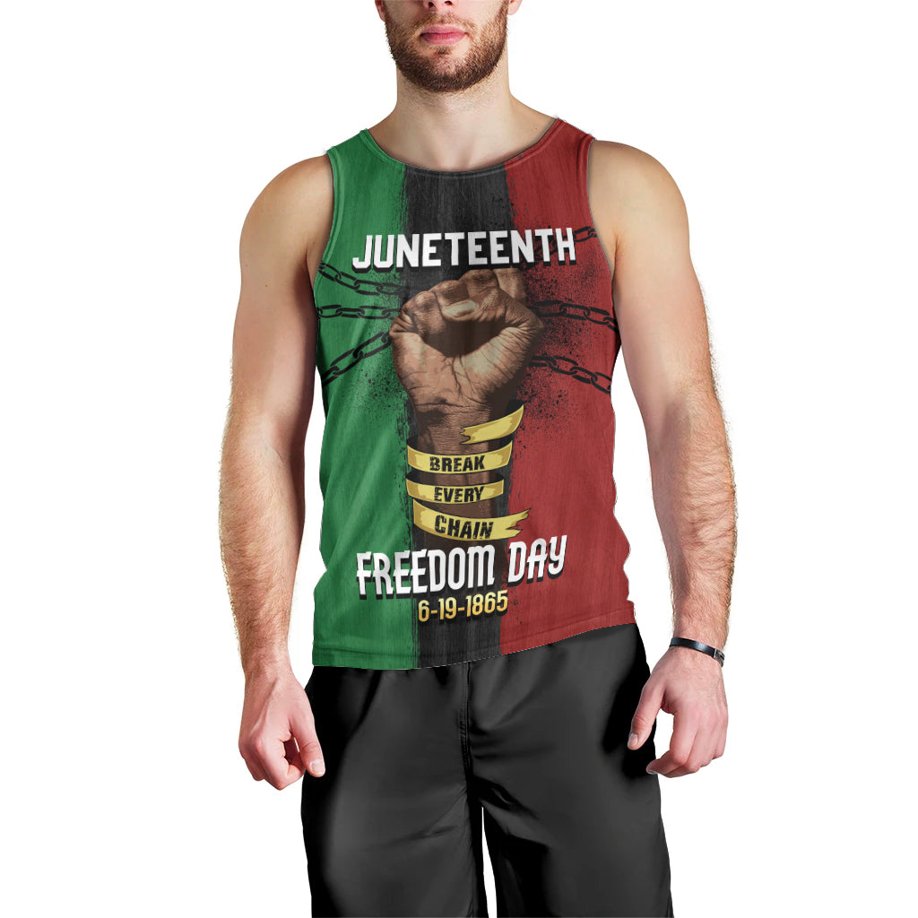 Juneteenth Freedom Day Men Tank Top Black Pride Month - Wonder Print Shop
